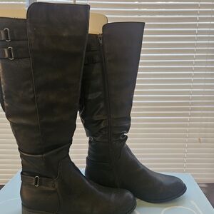 Life Stride Black Over the Knee Boots